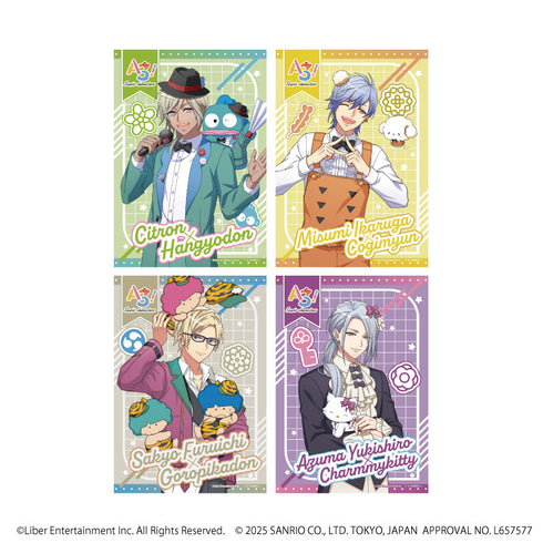 『A3!×Sanrio characters』ブロマイド4枚セット01/(等身イラスト)